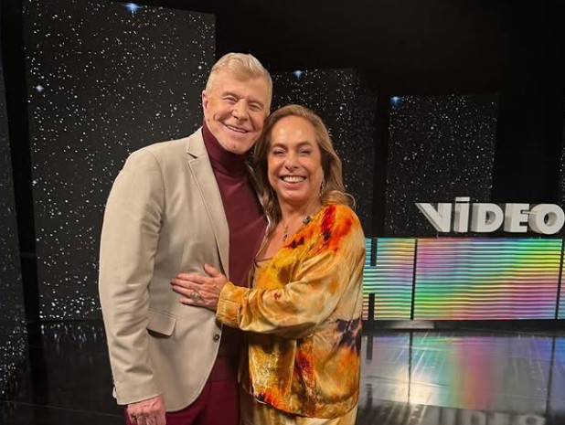 Miguel Falabella e Cissa Guimarães no especial do 'Vídeo Show'