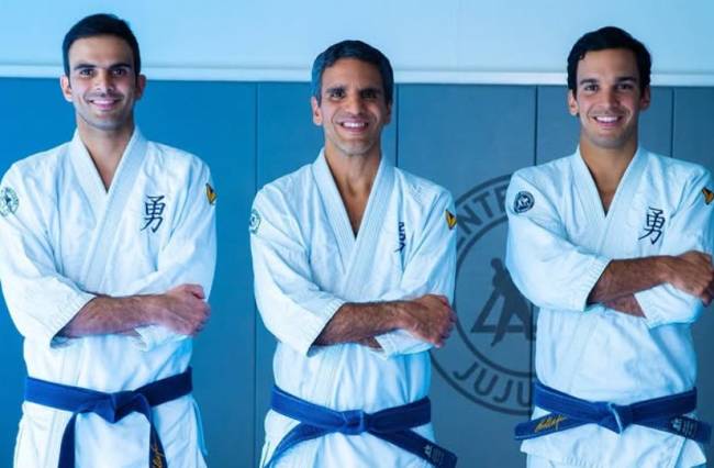 irmaos-valente Irmãos Guilherme, Pedro e Joaquim Valente, donos da academia Valente Brothers