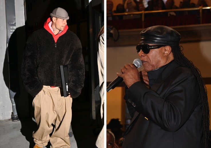 Justin Bieber e Stevie Wonder
