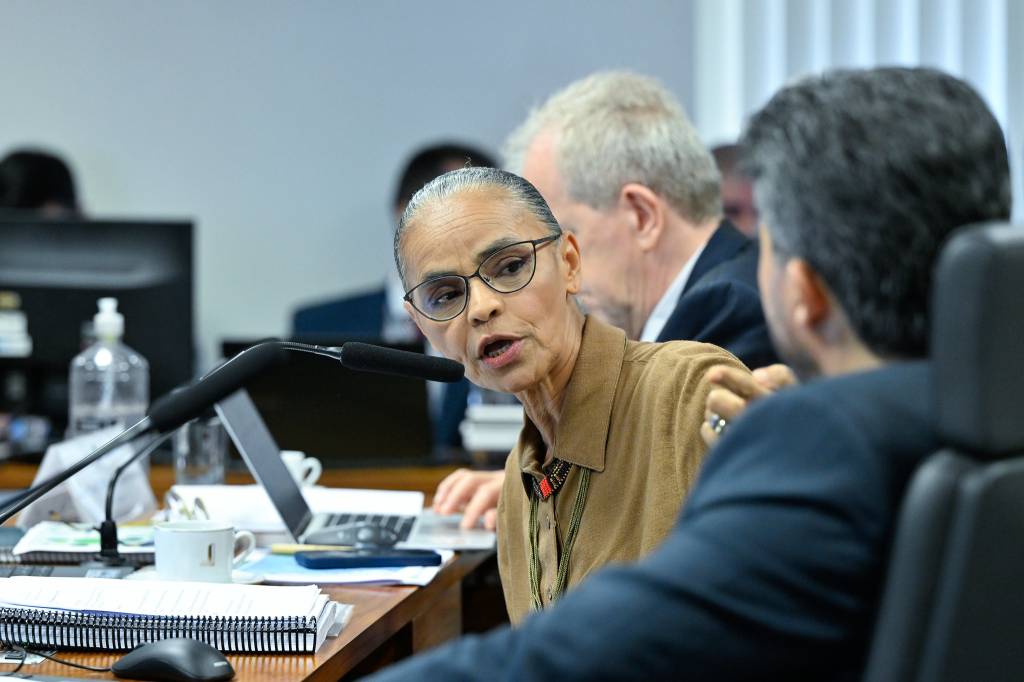 A resposta de Marina ao senador que disse para ela ‘pôr-se no seu lugar’