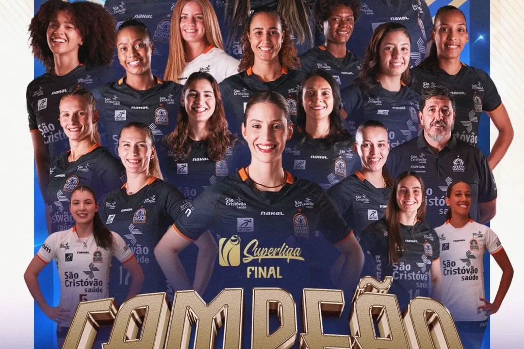 Arte de campeão da Superliga Feminina 2024/25