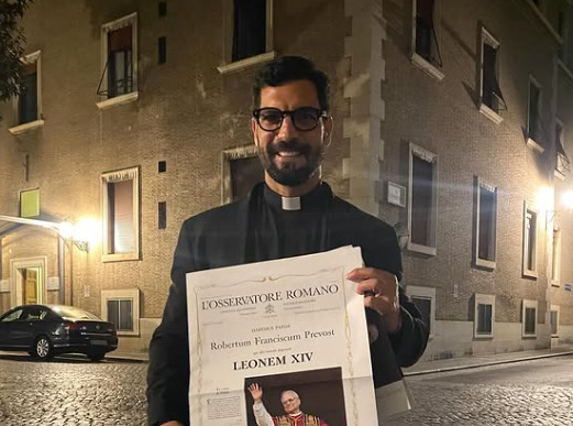 O padre brasileiro ‘gato’ comparado a atores no Vaticano