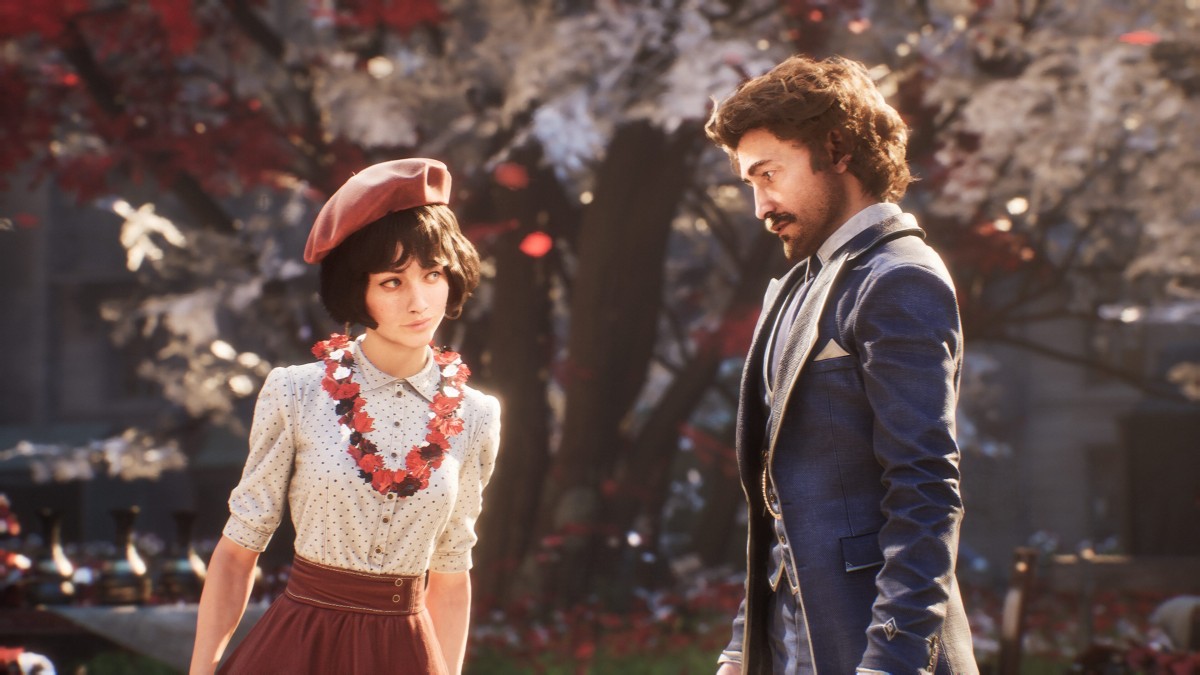 Gustave, à direita, protagonista do game Clair Obscur: Expedition 33