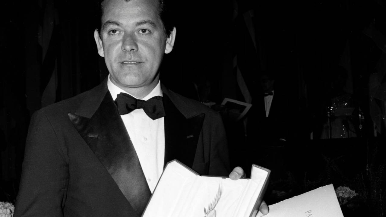 Anselmo Duarte com a Palma de Ouro em 1962