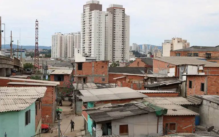 A Favela do Moinho, no bairro do Bom Retiro, centro de São Paulo