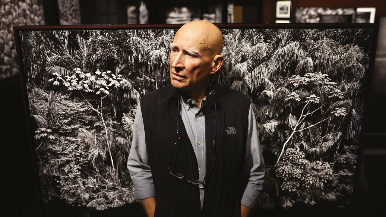 NATUREZA - Salgado à frente de um registro da Amazônia: defesa da Terra