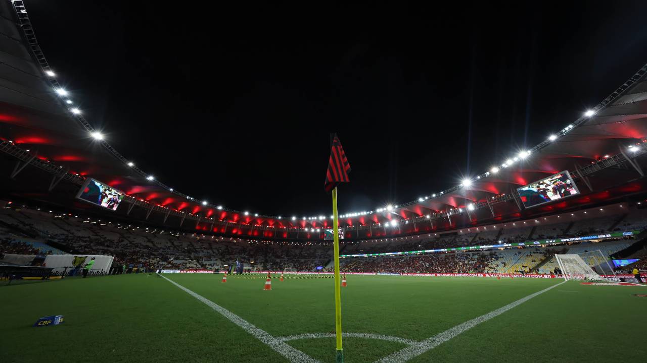 RIO DE JANEIRO, BRAZIL - MAY 10: General view of the stadium prior the match between Flamengo and Bahia as part of Brasileirao 2025 at Maracana Stadium on May 10, 2025 in Rio de Janeiro, Brazil. (Photo by Wagner Meier/Getty Images)