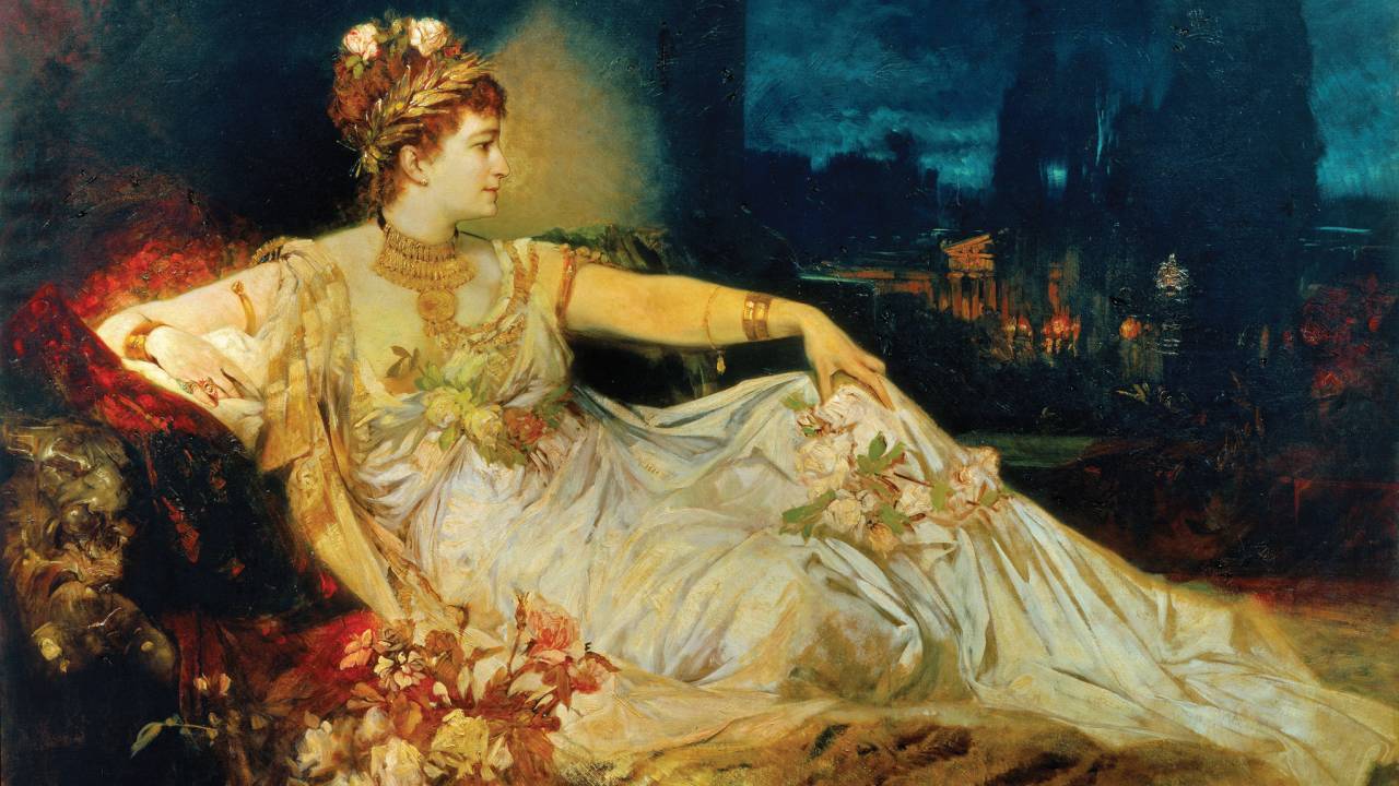 IMAGEM - A personagem da Roma Antiga retratada como uma figura frívola: preconceito alimentado por um olhar machista