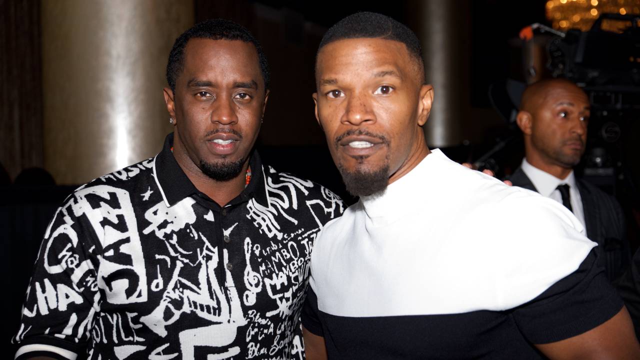 Sean Combs e Jamie Foxx em 2017