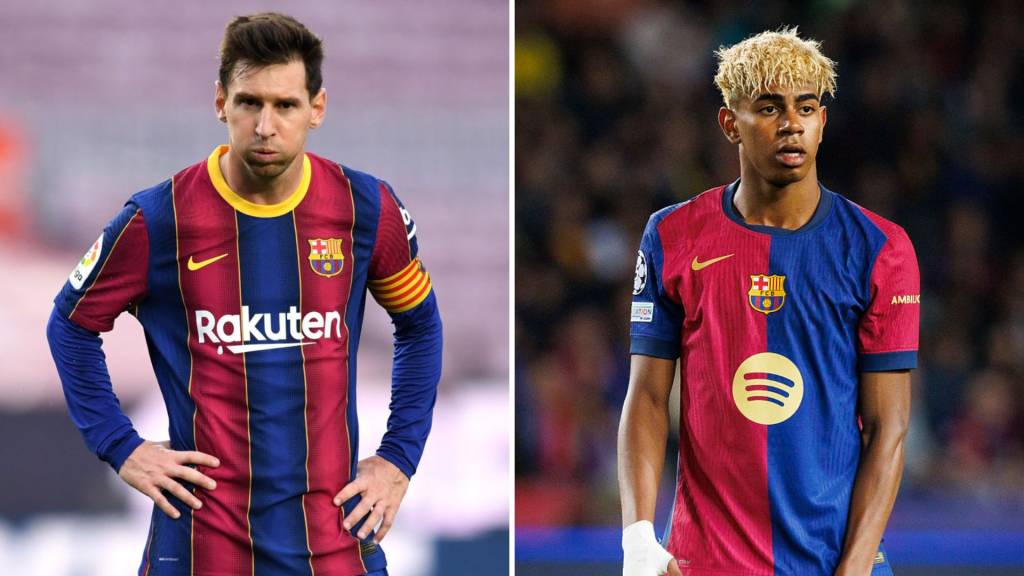 Yamal x Messi: Joia do Barcelona supera o início de carreira do argentino