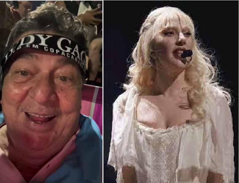 Ator da Globo não consegue VIP para Lady Gaga e vê show na multidão