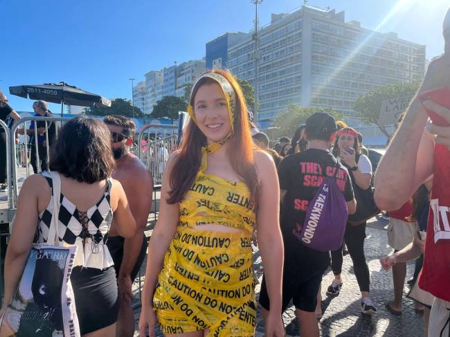 Fã de Lady Gaga Fã de Lady Gaga em Copacabana