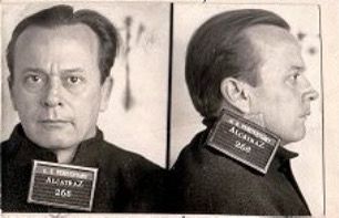 Arthur 'Doc' Barker, prisioneiro de Alcatraz entre 1936 e 1939.