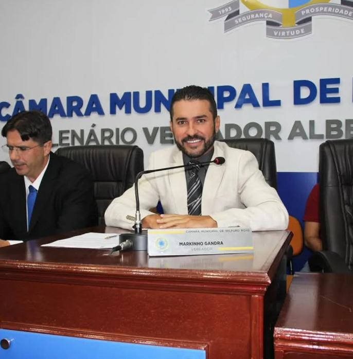 Markinho Gandra (União Brasil), presidente da Câmara de Belford Roxo