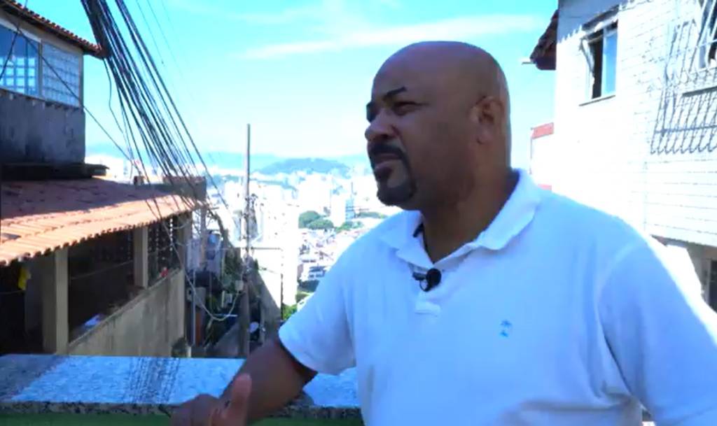 Adriano Felício, 49, morador do Morro da Penha: concessão expandiu serviços Adriano Felício, 49, morador do Morro da Penha: concessão expandiu serviços
