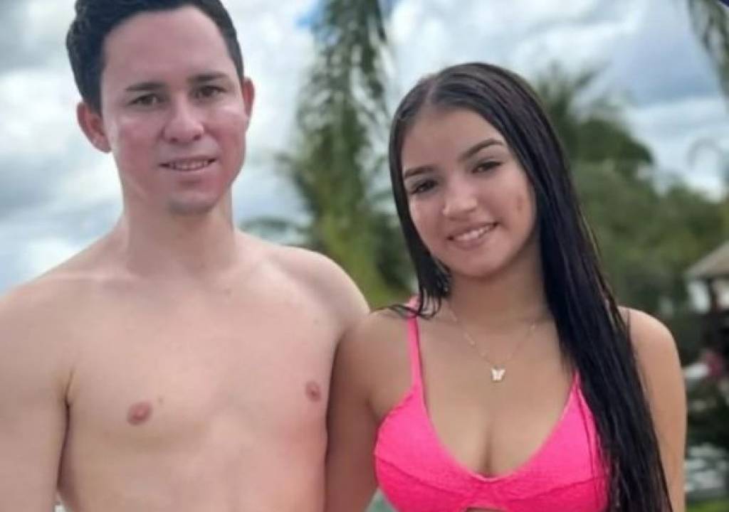 Bruno Felisberto e a namorada de 15 anos