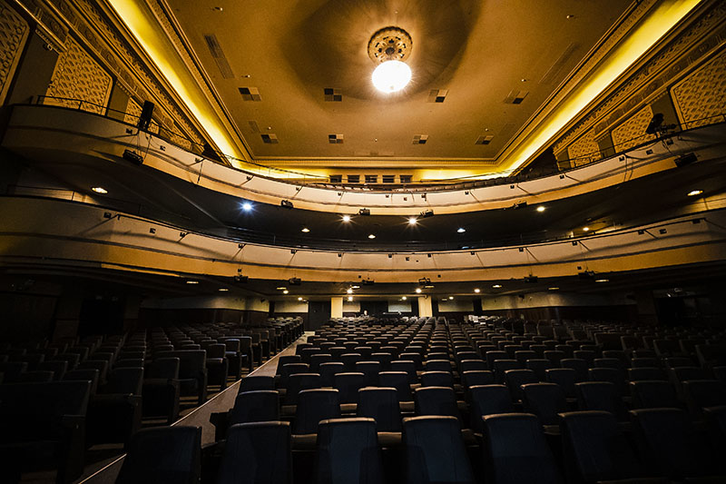 Uma das vistas da parte interna do Teatro Riachuelo Rio