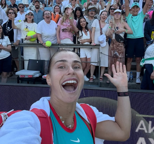 A inusitada mania da tenista Sabalenka, que conquista fãs brasileiros