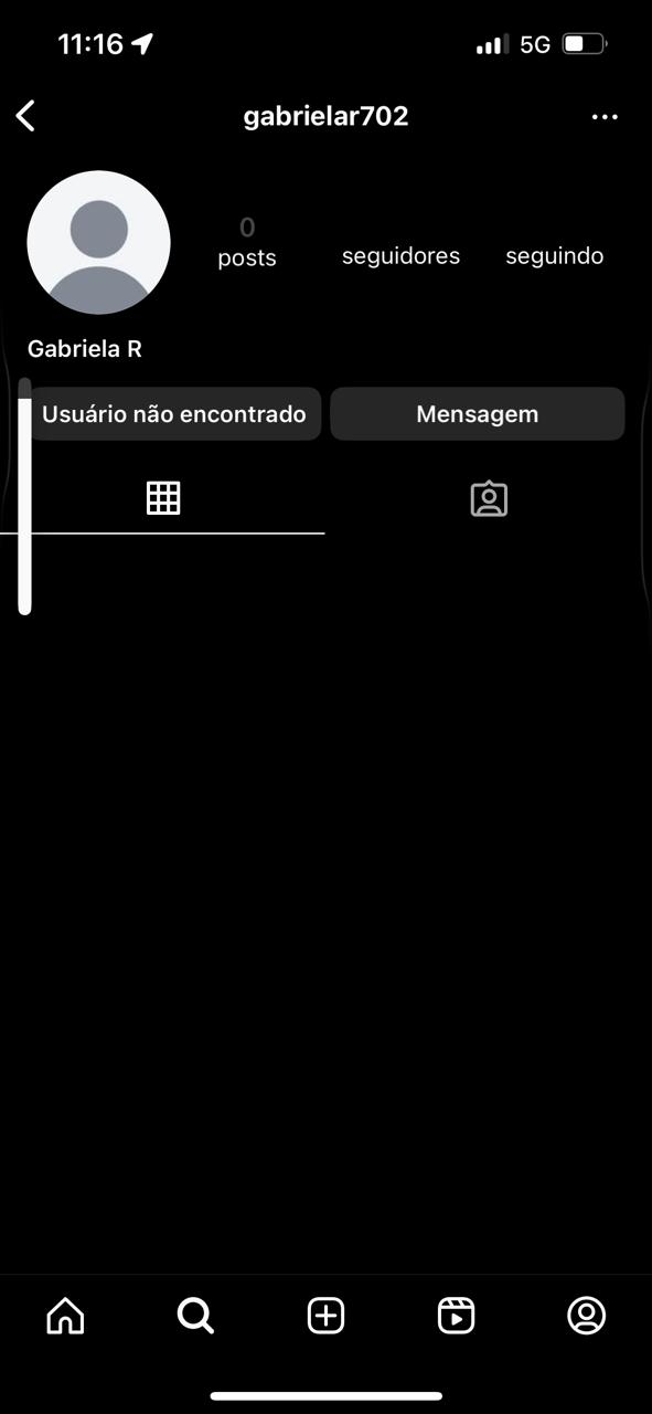 Gabriela Perfil que Mauro Cid utilizava no Instagram para comentar delação premiada
