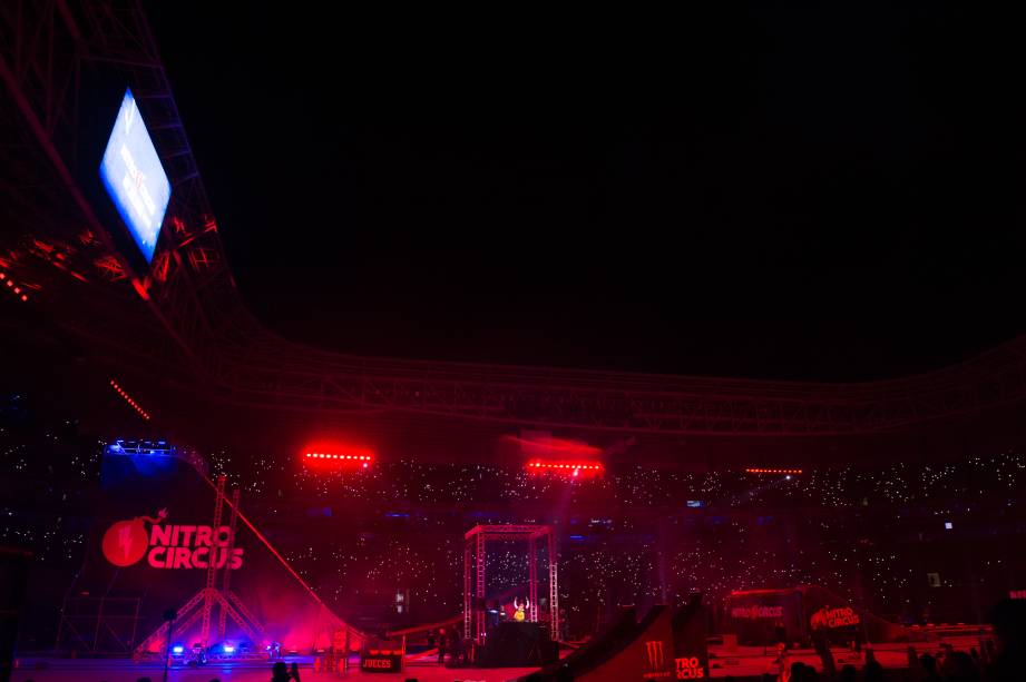 Apresentação do Nitro Circus Tour Brasil 2025, realizada no Allianz Parque, em São Paulo