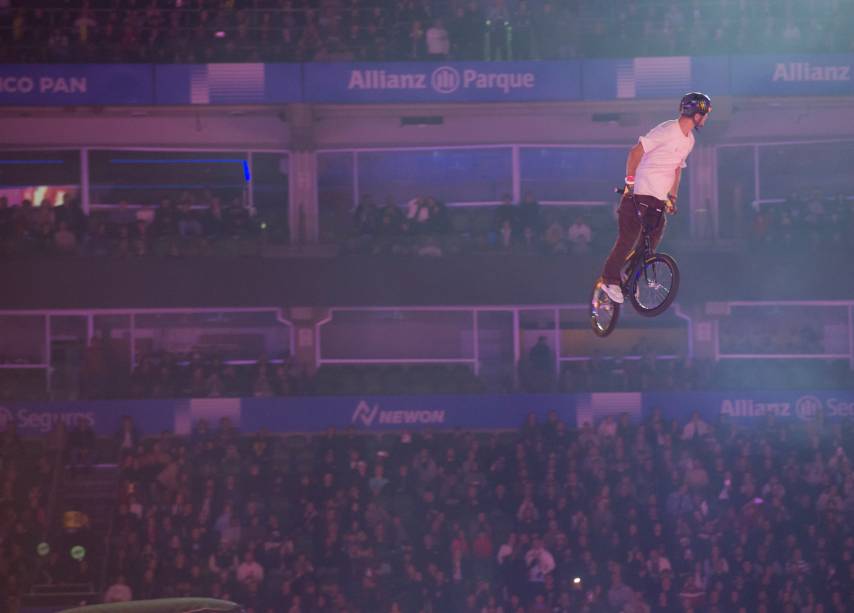 Apresentação do Nitro Circus Tour Brasil 2025, realizada no Allianz Parque, em São Paulo