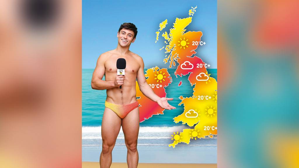 Por que atleta tirou terno para dar previsão do tempo na Inglaterra