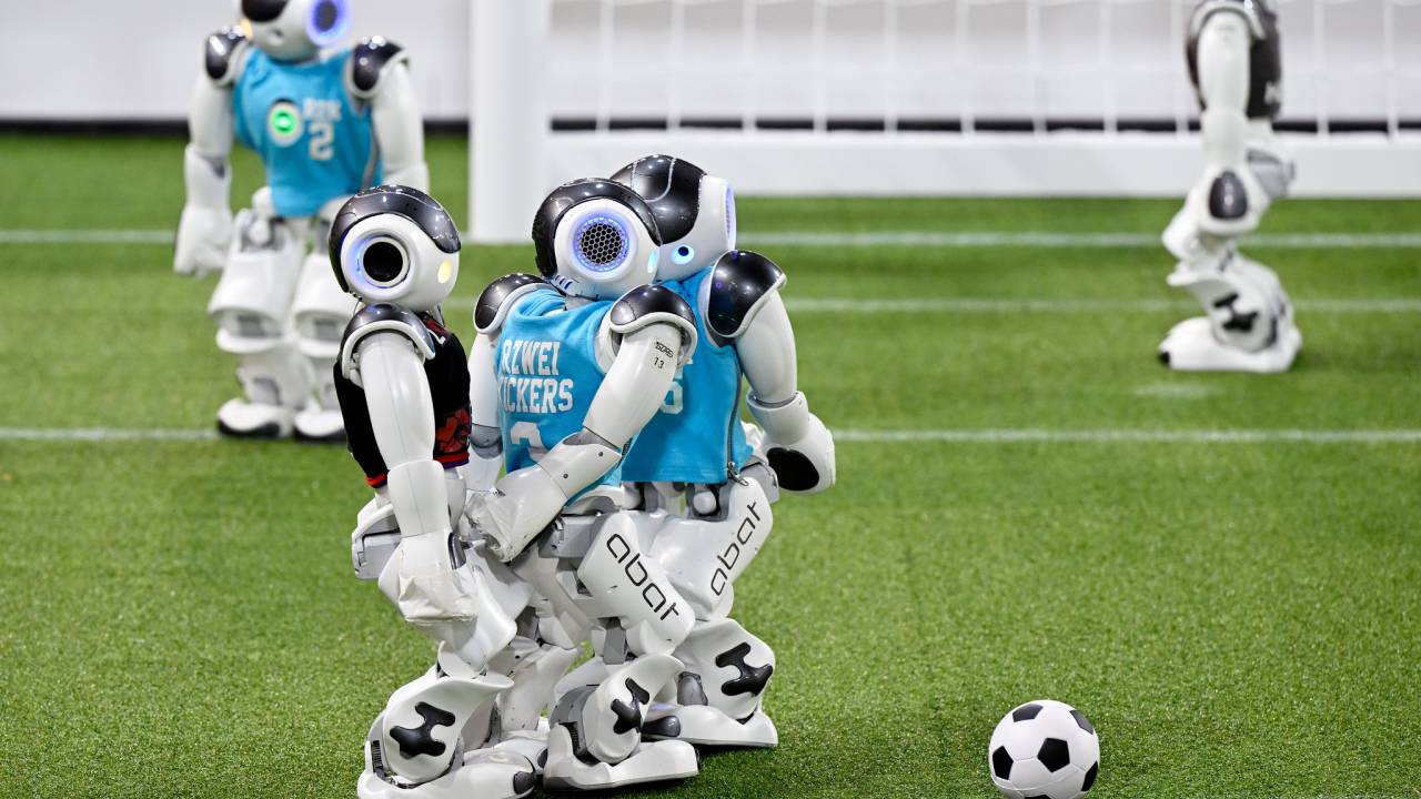 RoboCup Soccer: Standard Platform League @ WK RoboCup 2024. Semi-final R-Zwei Kickers vs RedbackBots.