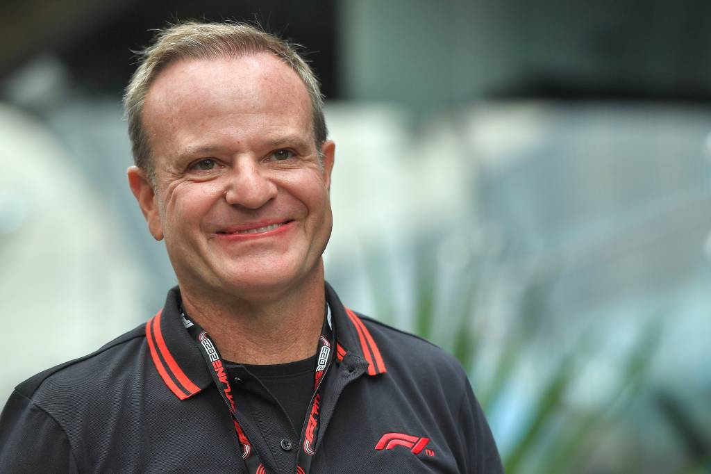 A emoção de Rubens Barrichello com pódio do filho em Interlagos