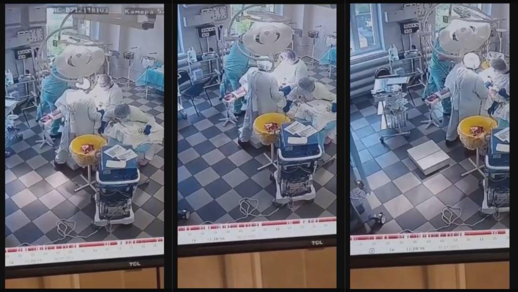 Vídeo: Médicos na Rússia realizam cirurgia durante terremoto