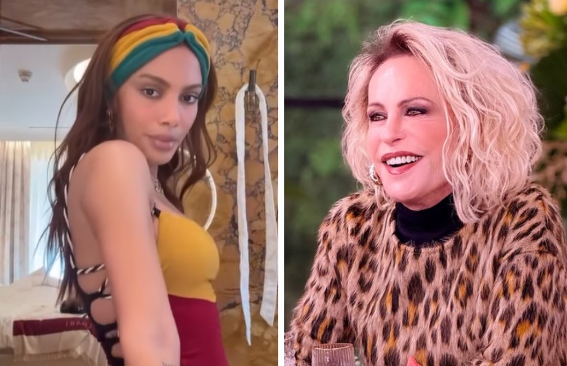 Ana Maria Braga debocha da mudança no rosto de Anitta