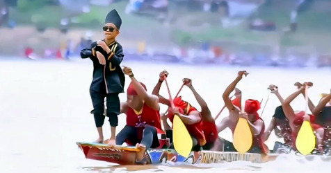 O que significa ‘aura farming’ de menino dançando em barco na Indonésia?