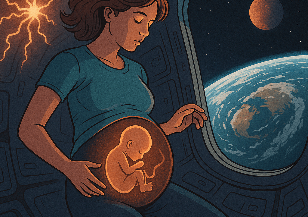 Especialistas alertam que o maior risco não é engravidar, mas manter o embrião vivo diante da radiação intensa e das condições extremas do espaço.