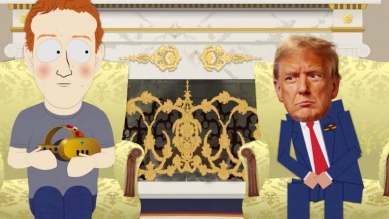 Mark Zuckerberg e Donald Trump em 'South Park'