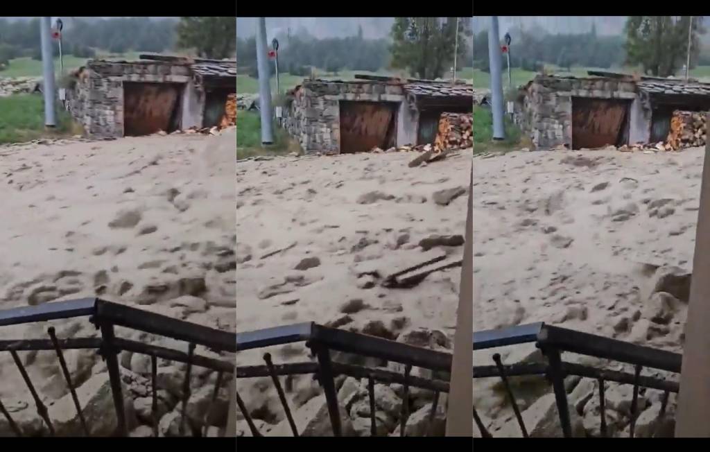 Vídeo: tempestade causa deslizamento de terra massivo no norte da Itália