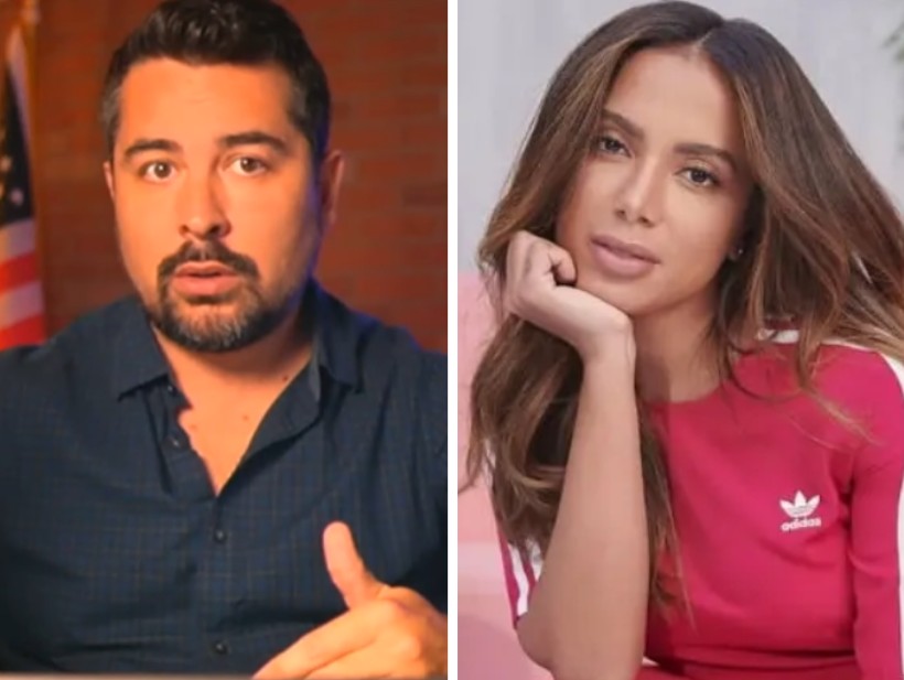 Aliado de Eduardo Bolsonaro ameaça Anitta se falar mal de Trump