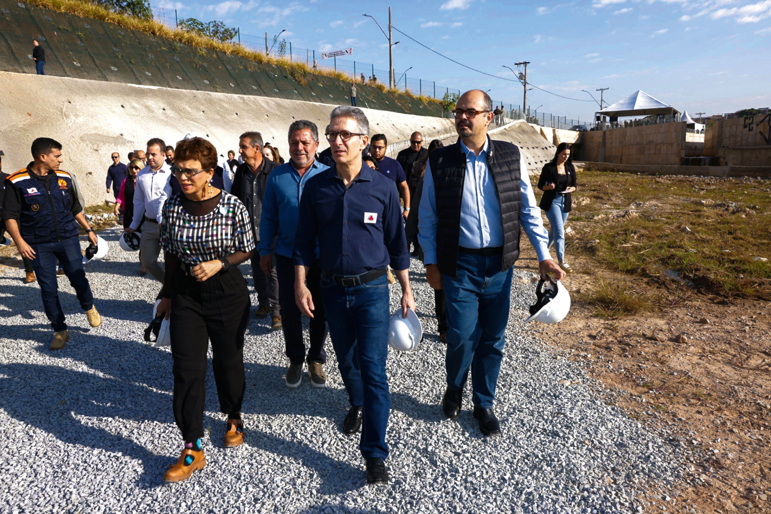 ALVOS -&ensp;Romeu Zema com o vice Mateus Sim&otilde;es: tucano critica o atual governo na TV e nas redes sociais