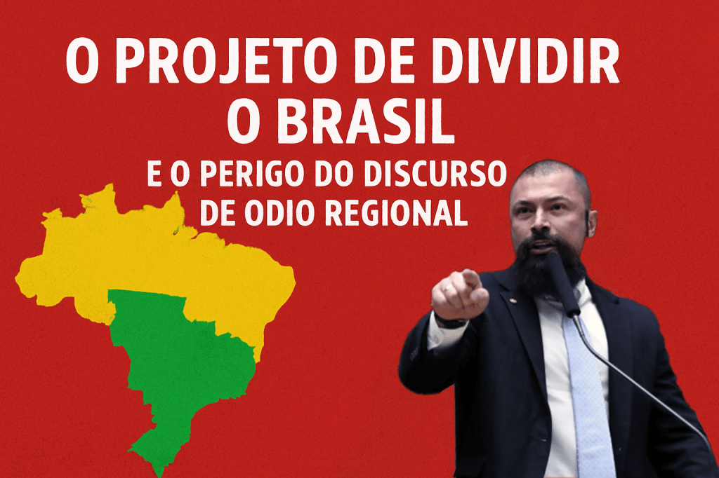 O discurso de ódio do Paulo Bilynskyj, deputado federal pelo PL de São Paulo e a tentativa de separar o Brasil