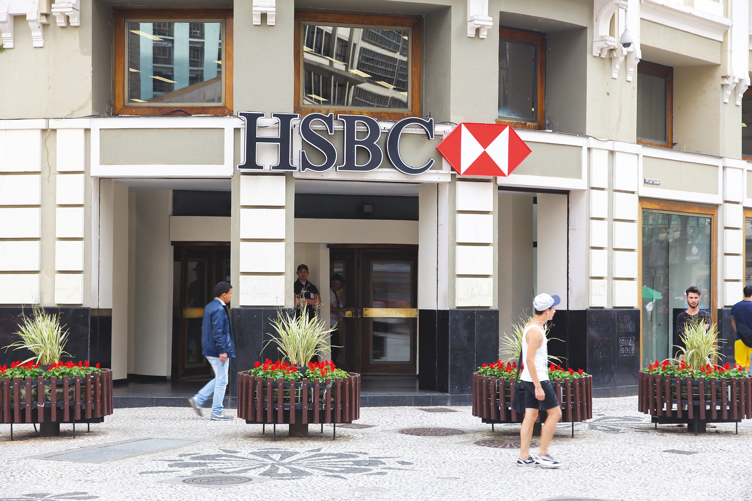 Ag&ecirc;ncia do HSBC: o banco sofreu cibergolpe que causou perdas de 400 milh&otilde;es de reais