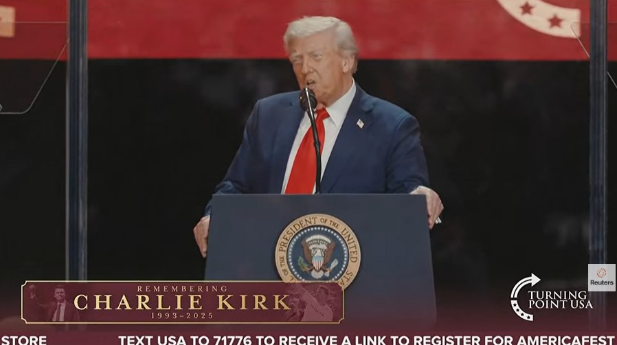 Trump diz que Charlie Kirk se tornou um ‘mártir pela liberdade’