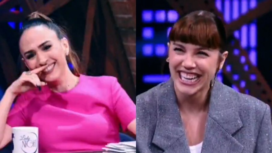 A pergunta de Tatá Werneck a Alice Wegmann, que não fez a Cauã Reymond