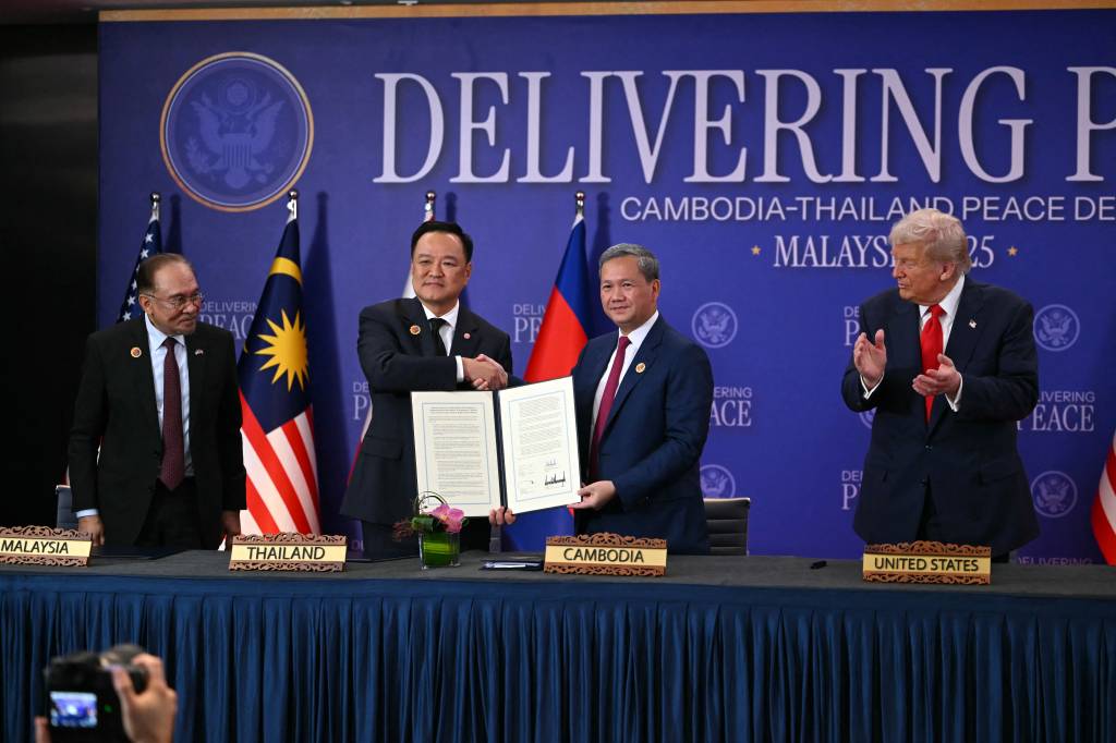 Trump anuncia assinatura de acordo de paz entre Tailândia e Camboja