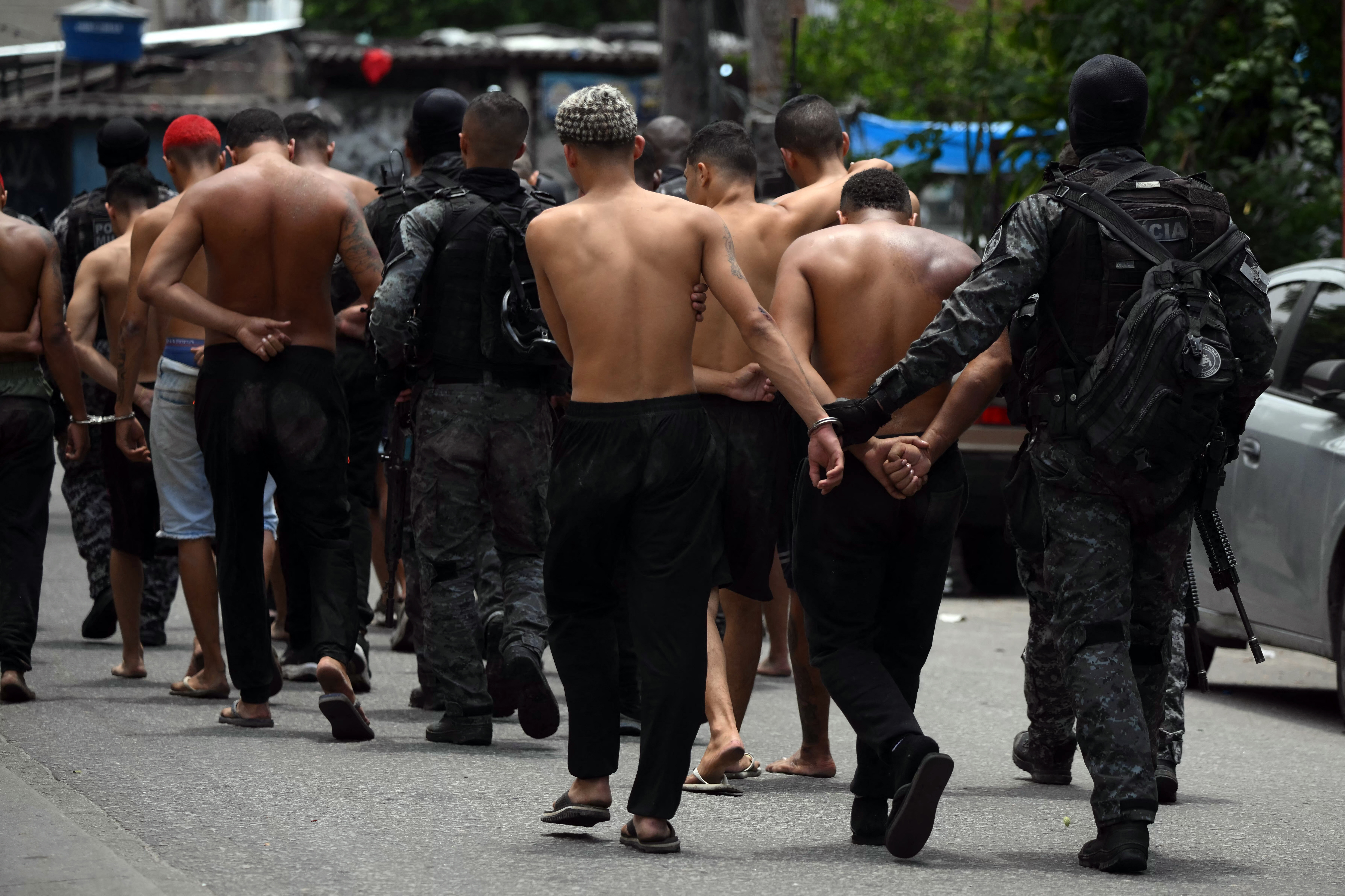 Operação policial contra o Comando Vermelho na Vila Cruzeiro, no Complexo da Penha, no Rio (28/10/2025)