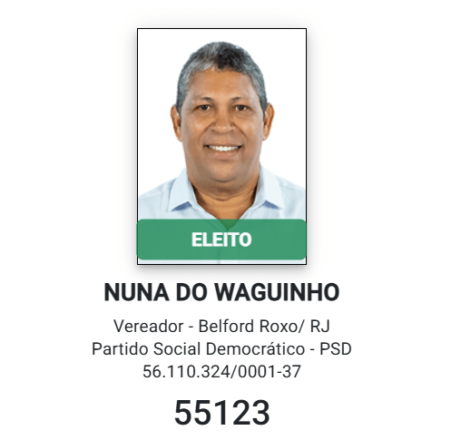 Registro de Nuna no TSE.