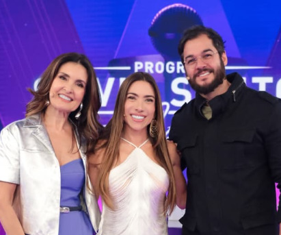 Fátima Bernardes e Túlio Gadelha aceitam convite e gravam programa no SBT