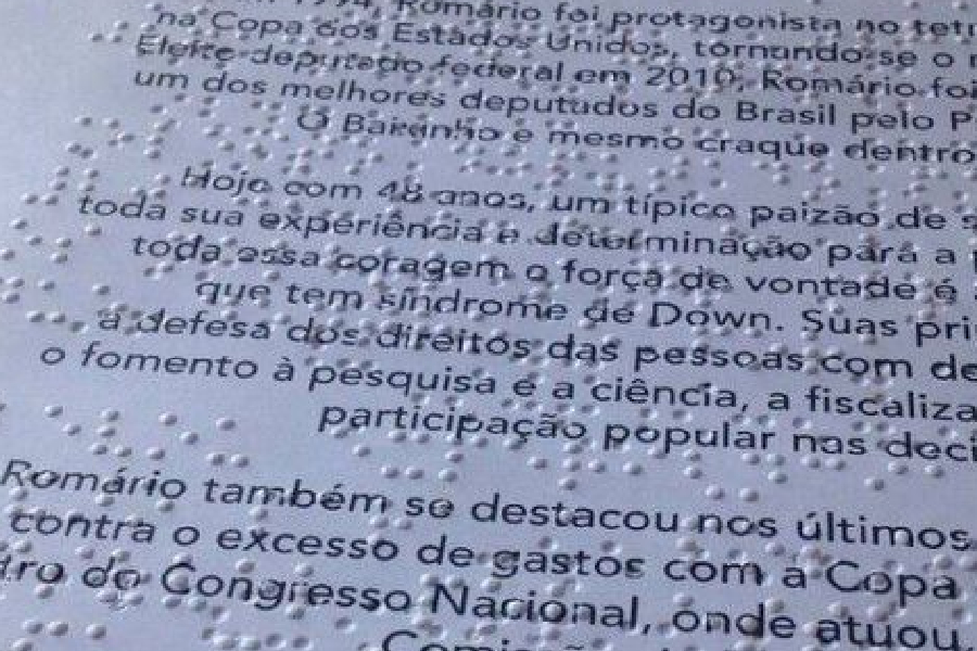 Eleições para presidente, governador e prefeito terão panfletos em braille