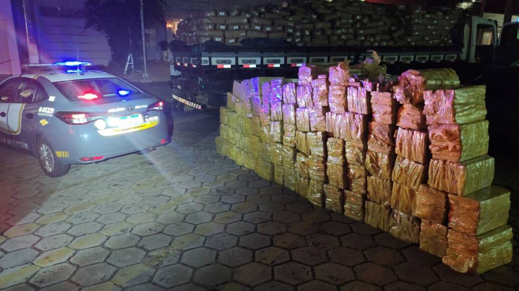 Polícia encontra duas toneladas de maconha em pacotes de tapioca em SP