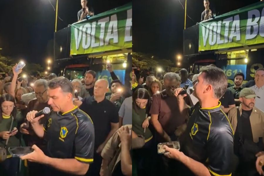 Apoiadores fazem vigília em condomínio de Bolsonaro após prisão