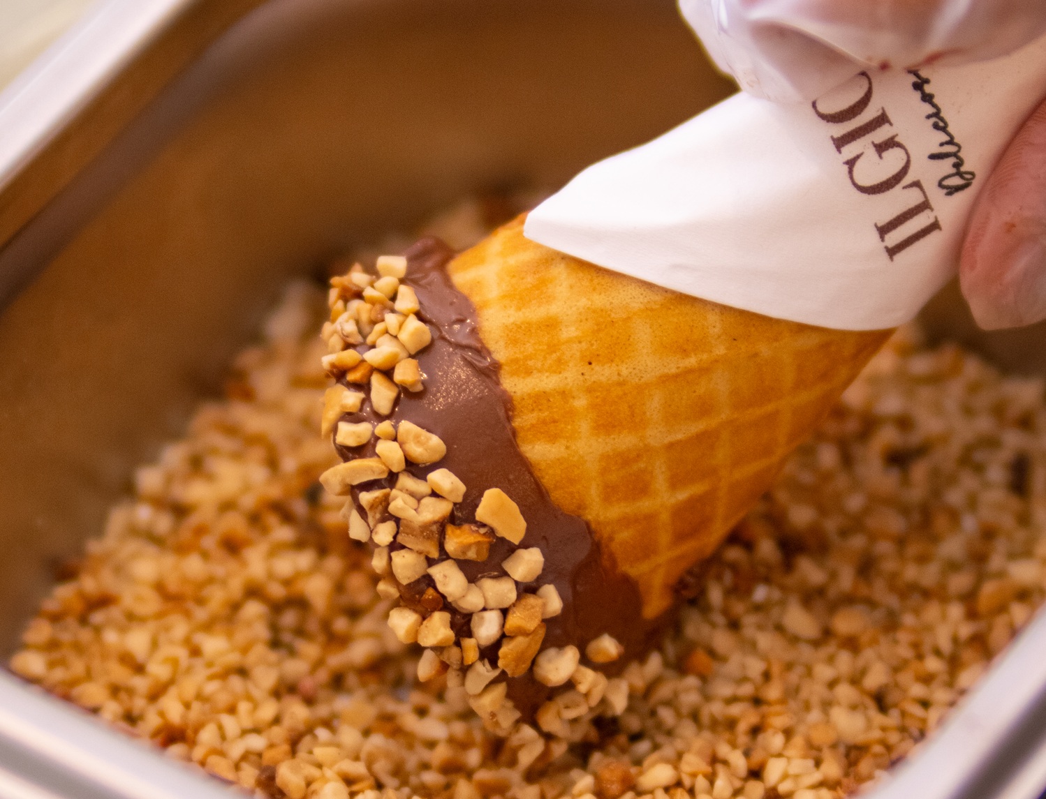 Il Giorno Gelato: casquinha de fabrica&ccedil;&atilde;o pr&oacute;pria