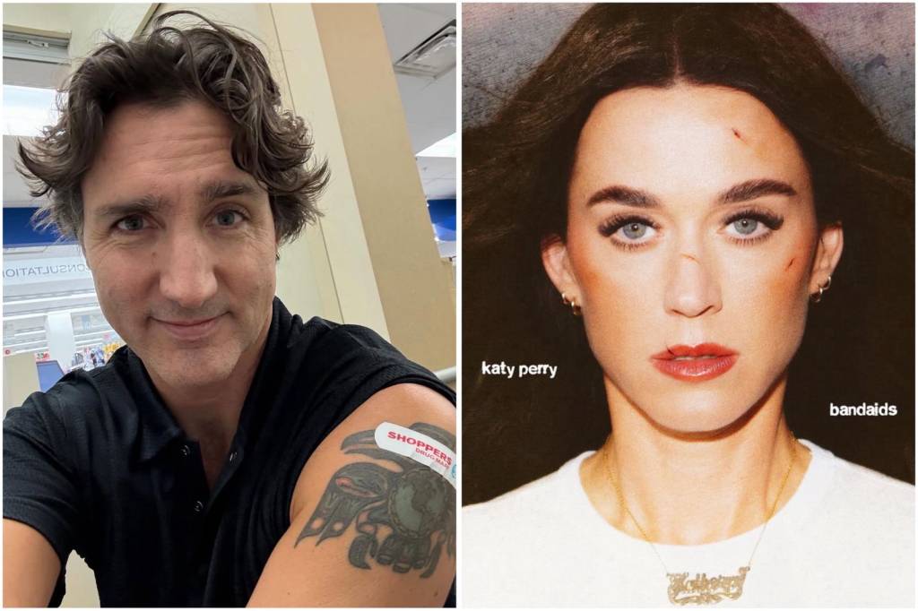 Como band-aid de Justin Trudeau virou referência a Katy Perry