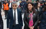 Os prefeitos de Londres, Sadiq Khan, e de Paris, Anne Hidalgo: na linha de frente do combate à crise do clima